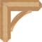 Ekena Millwork Thorton Craftsman Rough Sawn Bracket, Western Red Cedar, 6"W x 24"D x 24"H BKT06X24X24THR04RWR - alternate 4